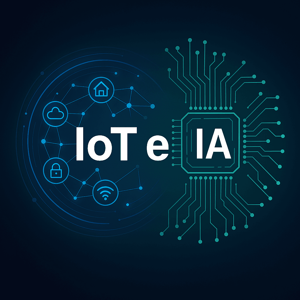 Ilustración de IoT e IA